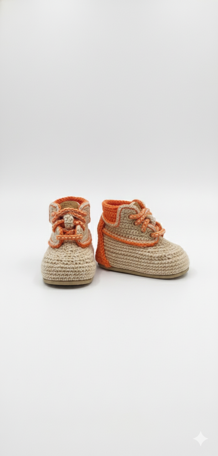 Pukuxu Land – Sapatinho de Croché para Bebé