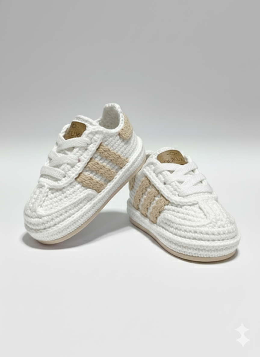 Pukuxu Dancing – Sapatinho de Croché para Bebé