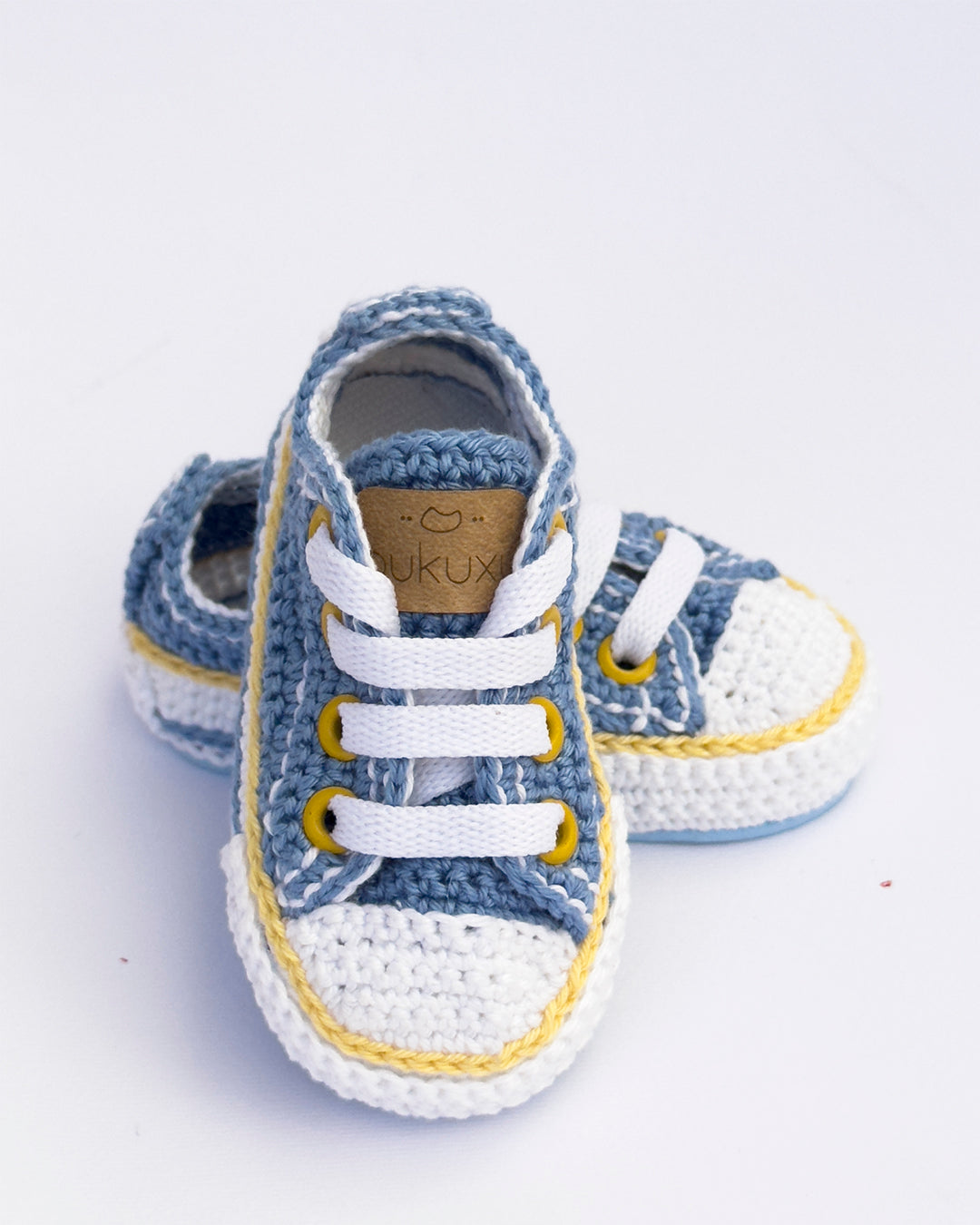 Pukuxu Star Classic – Sapatinho de Croché para Bebé