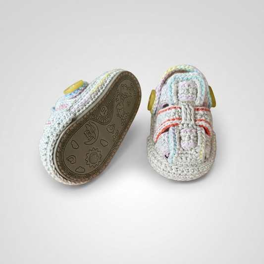 Pukuxu Sunshine- Sapatinho de Croché para Bebé