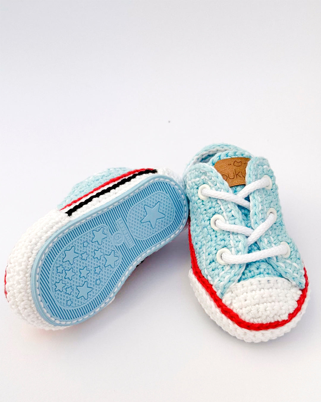 Pukuxu Star Classic – Sapatinho de Croché para Bebé