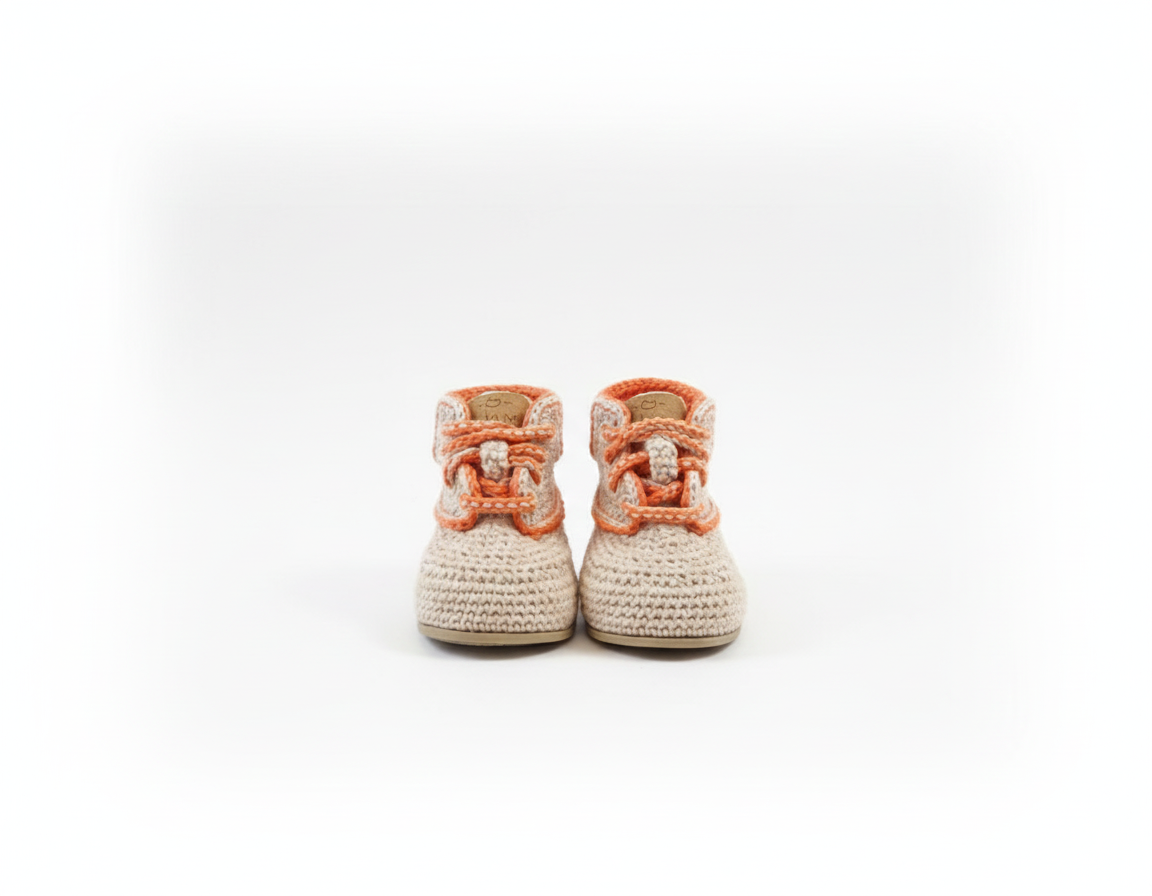 Pukuxu Land – Sapatinho de Croché para Bebé