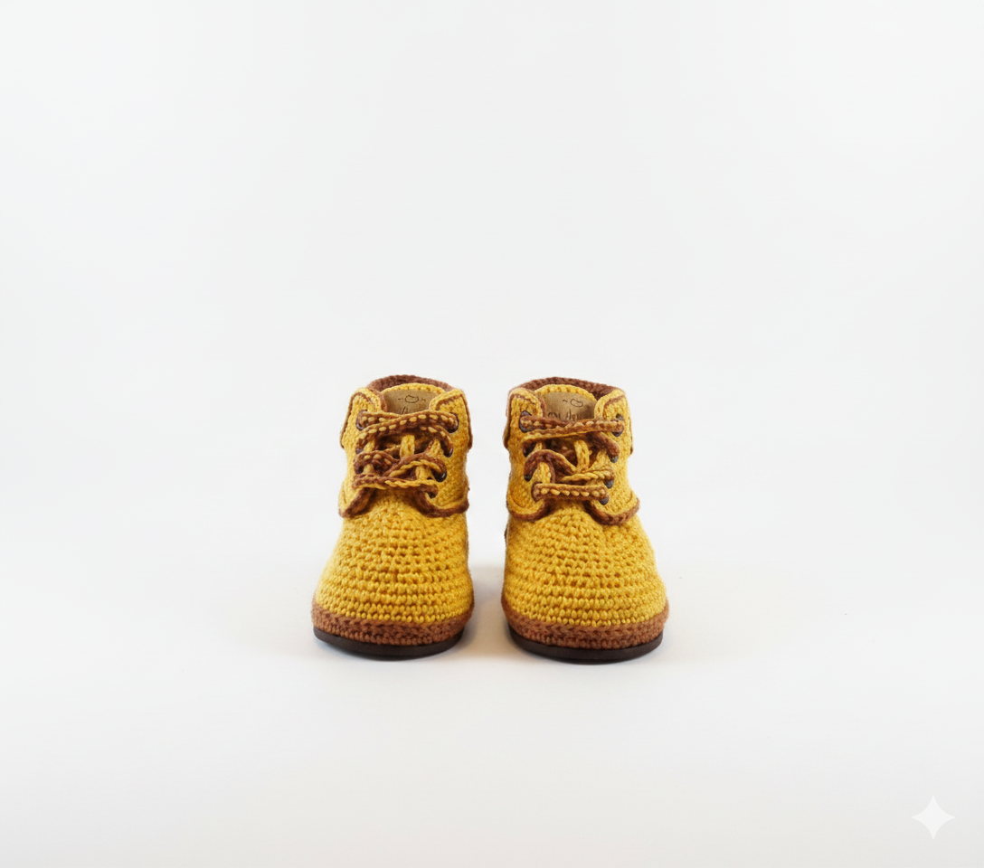 Pukuxu Land – Sapatinho de Croché para Bebé