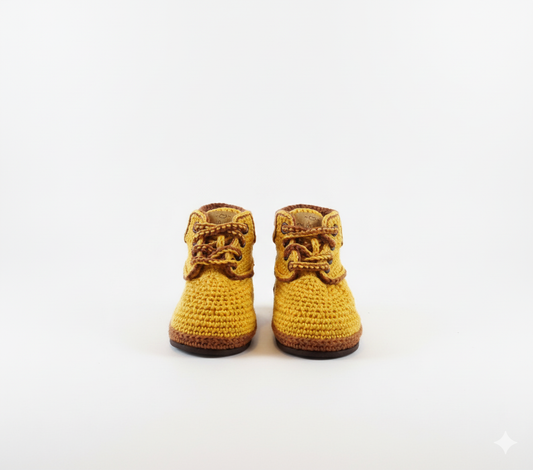Pukuxu Land – Sapatinho de Croché para Bebé