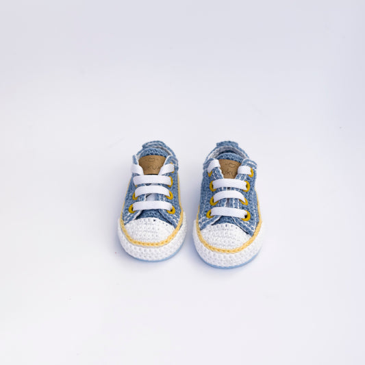 Pukuxu Star Classic – Sapatinho de Croché para Bebé