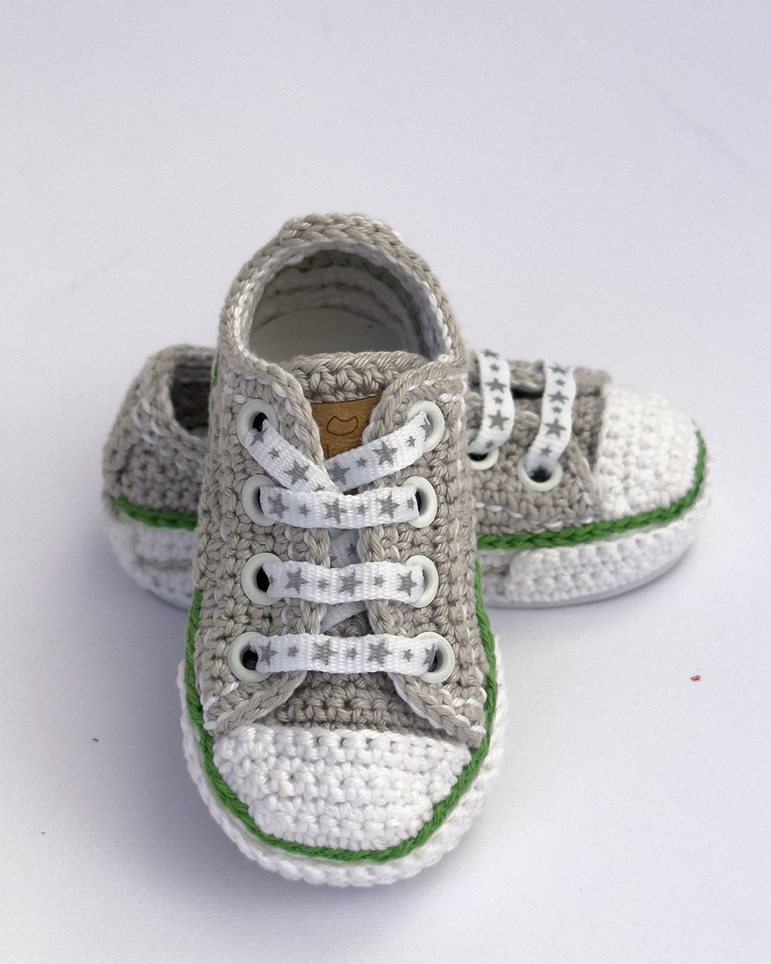 Pukuxu Star Classic – Sapatinho de Croché para Bebé