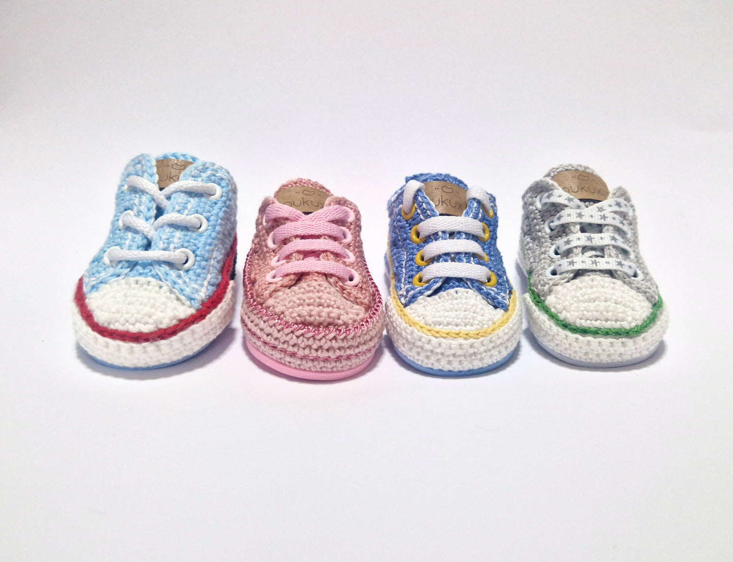 Pukuxu Star Classic – Sapatinho de Croché para Bebé